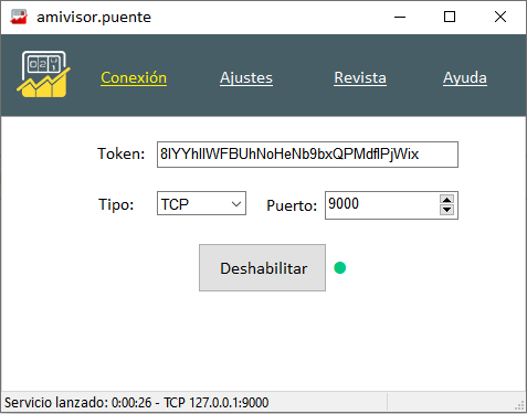 Amivisor.Puente para configuración de medidores