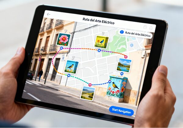 app lecturas medidores: ruta de letura
